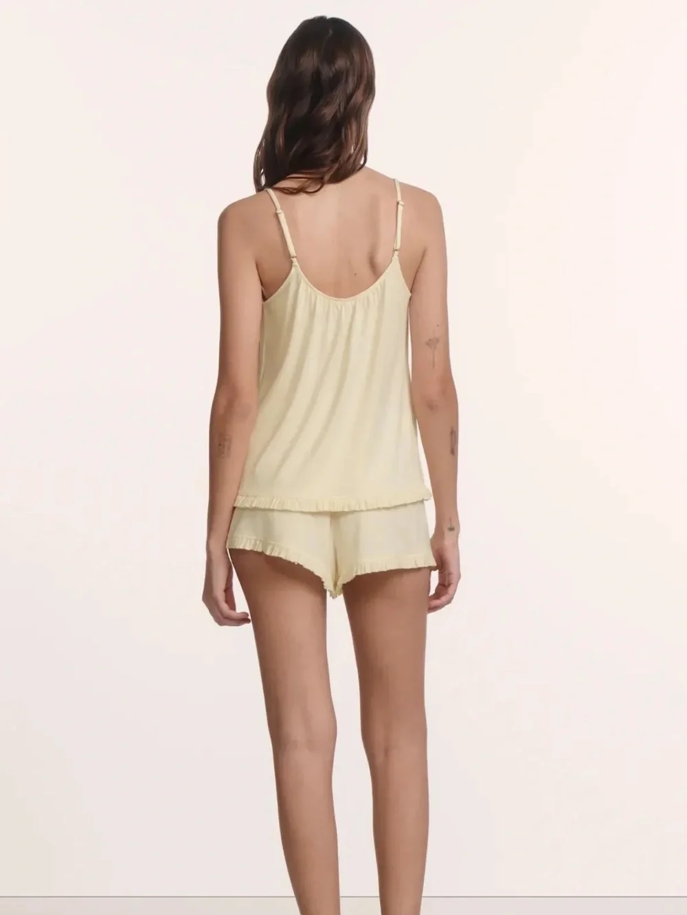 Eberjey - Gisele TENCEL Modal Ruffle Cami & Shortie Short Set